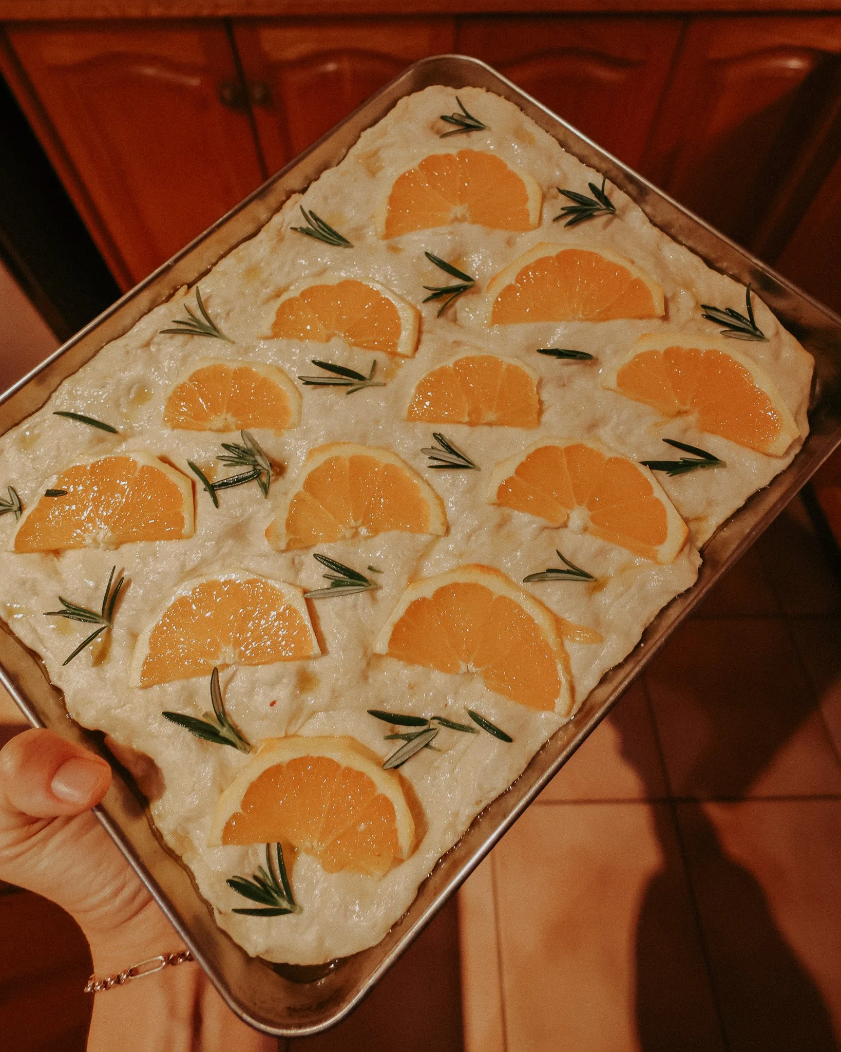 Orange, Olive Oil & Rosemary Focaccia Recipe